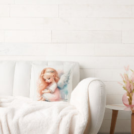 Dreamy angel girl pastel fairy art kussen