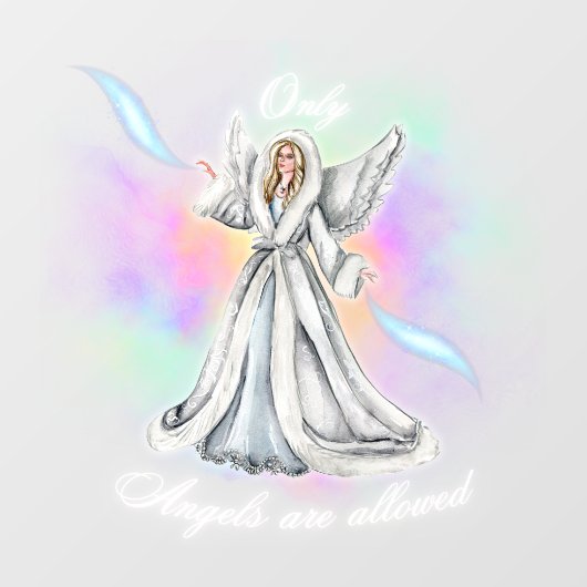 Dreamy Angels Window Decals (Vel)