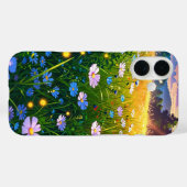 Dreamy Anime Summer Meadow Case-Mate iPhone Case (Achterkant (horizontaal))