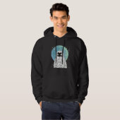 Dreamy Astronaut Rocket Space Travel Blast Off Men Hoodie (Voorkant volledig)