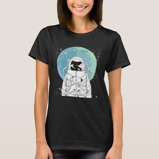 Dreamy Astronaut Rocket Space Travel Blast Off Men T-shirt (Voorkant)