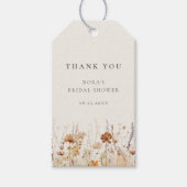 Dreamy Autumn Wildflower Vrijgezellenfeest Cadeaulabel (Voorkant)