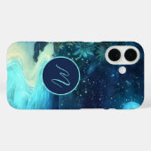 Dreamy Beach Sterrennacht Sky Monogram Case-Mate iPhone Case (Achterkant (horizontaal))
