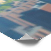 Dreamy Beagle Floating City Comic Illustration Poster (Hoek)