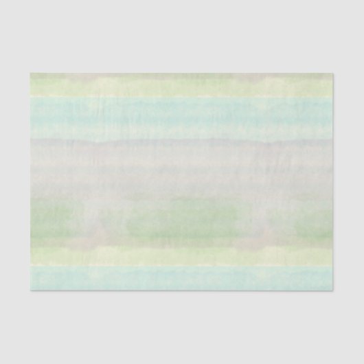 Dreamy Blauw Groen Waterverf Tissuepapier (Voorkant)