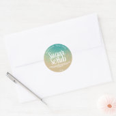 Dreamy Blue Beach Sparkles Suiker Scrub Labels (Envelop)