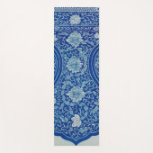 Dreamy Blue Lotus  Chinoiserie Yogamat (Voorkant)