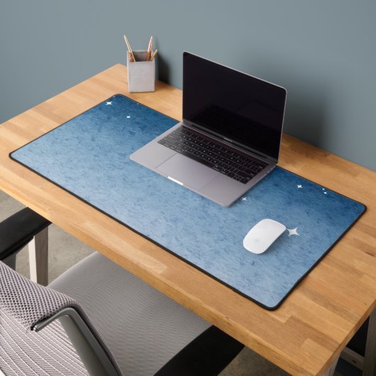Dreamy Blue Starry Sky Desk Mat (Kantoor 2)