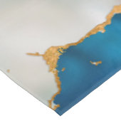 Dreamy Blue, Teal, pearl and Gold Tafelkleed (Gekanteld)