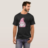 Dreamy Blush Christmas Snowman T-shirt (Voorkant volledig)