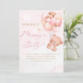 Dreamy Boho Blush Roze Waterverf Bloempapier Kaart (Staand voorkant)