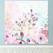 Dreamy Butterfly & Bee Meadow Framed Art Print  (Insitu (Houten vloer))