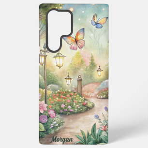 Dreamy Butterfly Garden Path - Betoverde tuin Samsung Galaxy Hoesje