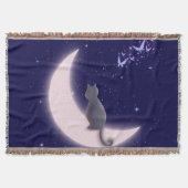 Dreamy Celestial Cat Design Deken (Voorkant)
