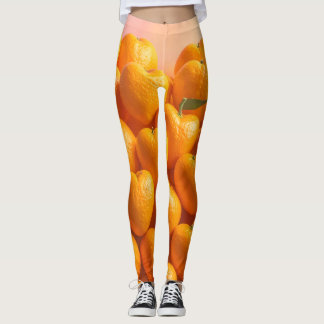 Dreamy Citrus Heart Leggings