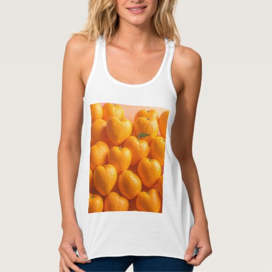 Dreamy Citrus Heart Tanktop (Voorkant)