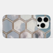 Dreamy Cloud Hexagon Pattern – iPhone 16 Pro-Hoesj Case-Mate iPhone Case (Achterkant (horizontaal))