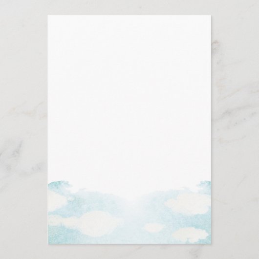 Dreamy Cloud negen Vind de gast Bingo Game Kaart (Achterkant)