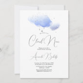 Dreamy Cloud Nine Vrijgezellenfeest Kaart (Voorkant)