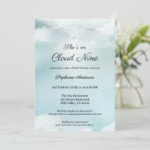 Dreamy Cloud Nine Vrijgezellenfeest Kaart (Staand voorkant)