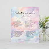 Dreamy Cloud Wat op je telefoon Vrijgezellenfeest  (Staand voorkant)