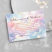 Dreamy Clouds Advies en Wensen Vrijgezellenfeest Informatiekaartje