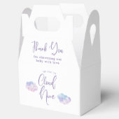 Dreamy Clouds Meisje Baby shower Bedankdoosjes (Geopend)