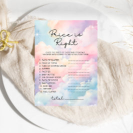 Dreamy Clouds Prijs is Juiste Baby shower Spel