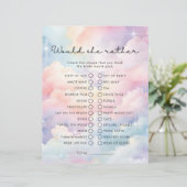 Dreamy Clouds wil dat ze liever Vrijgezellenfeest (Staand voorkant)