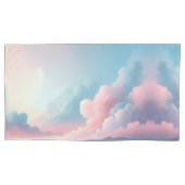 Dreamy Cloudscape — Pastel Sky Fantasy Art Kussensloop (Voorkant-Links)