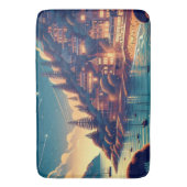 Dreamy Coastal Night Badmat (Voorkant Verticaal)