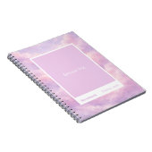 Dreamy Cotton Candy Cloudscape Block Quote Classic Notitieboek (Rechterzijde)