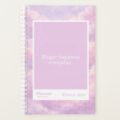 Dreamy Cotton Candy Cloudscape Block Quote Small Planner (Voorkant)