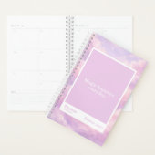 Dreamy Cotton Candy Cloudscape Block Quote Small Planner (Display)