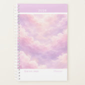 Dreamy Cotton Candy Cloudscape Modern Small Planner (Voorkant)