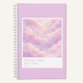 Dreamy Cotton Candy Cloudscape Photo Swatch Small Notitieboek (Voorkant)