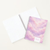 Dreamy Cotton Candy Cloudscape "Productive Era" Notitieboek (Binnen)