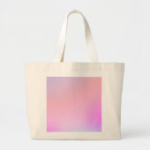 Dreamy Cotton Candy Pastel Gradient Grote Tote Bag (Voorkant)