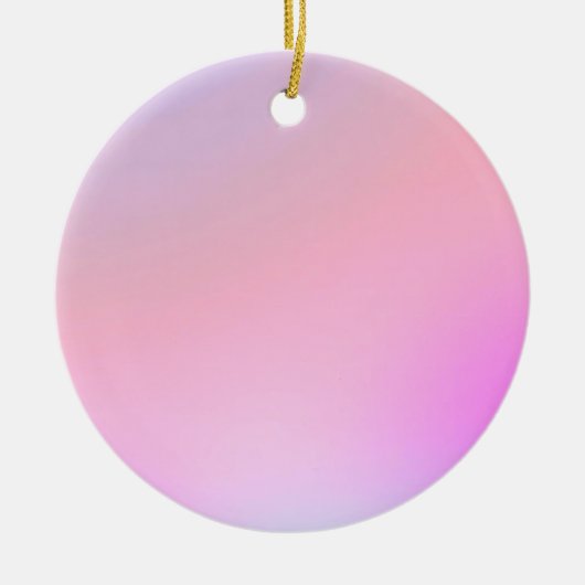 Dreamy Cotton Candy Pastel Gradient Keramisch Ornament (Voorkant)