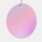 Dreamy Cotton Candy Pastel Gradient Keramisch Ornament (Links)
