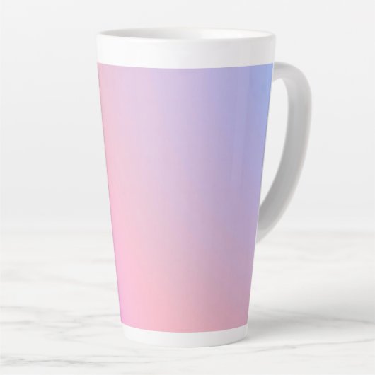 Dreamy Cotton Candy Pastel Gradient Latte Mok (Rechterhoek)