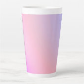 Dreamy Cotton Candy Pastel Gradient Latte Mok (Voorkant)