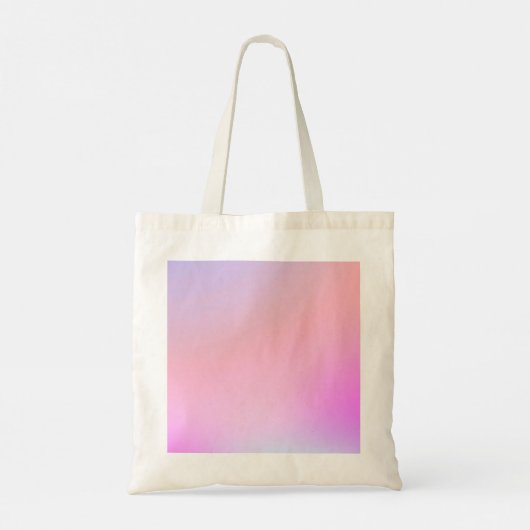 Dreamy Cotton Candy Pastel Gradient Tote Bag (Achterkant)