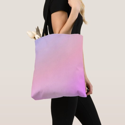 Dreamy Cotton Candy Pastel Gradient Tote Bag (Dichtbij)
