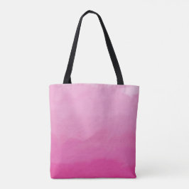 Dreamy cozy pink tote bag