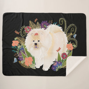 DREAMY CREAMY cream chow Sherpa Deken