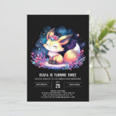 Dreamy Custom Fox Verjaardag digitaal Kaart (Staand voorkant)