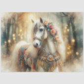 Dreamy Decorated Fairytale Horse Decoupage Tissuepapier (Voorkant)