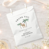 Dreamy Desert Schattige Camel Baby shower Bedankzakje (Geknipt)