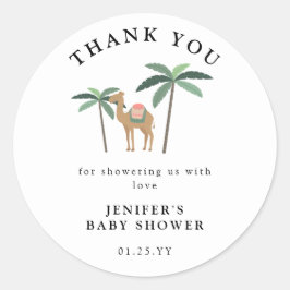 Dreamy Desert Schattigee kameel dank u Sticker